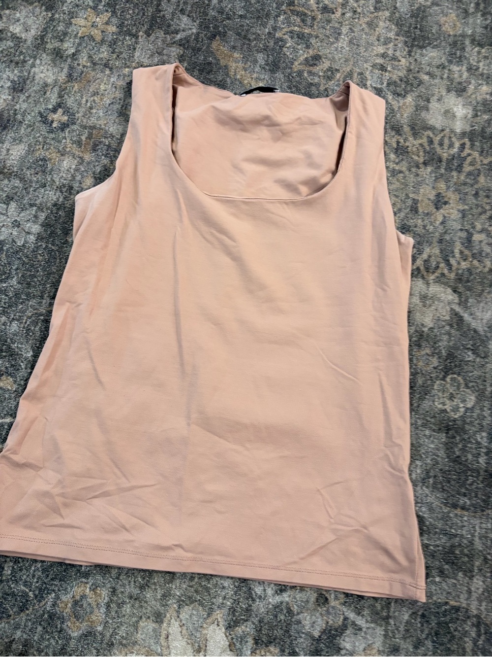 Zara Soft Blush Pink Scoop Tank